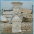 Large Size White Marble Flower PLanter